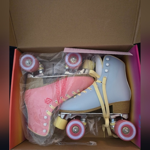 NIB! IMPALA SKATE, Roller Quad, Blue/Pink Split, Size 7 - Picture 8 of 10